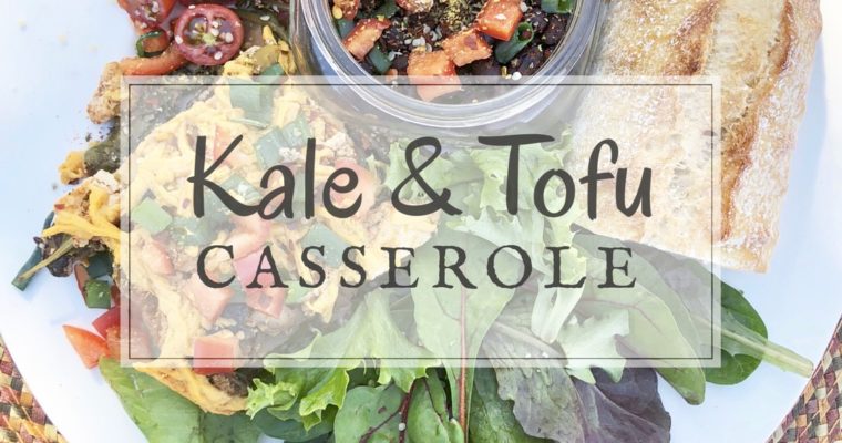 Kale & Mushroom Layered Casserole